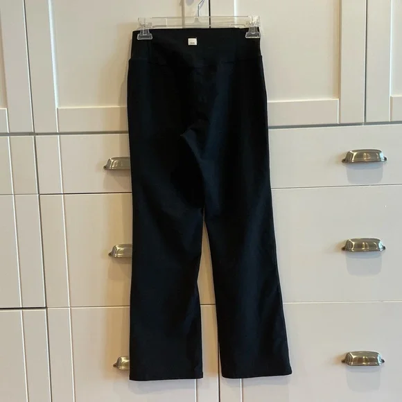 Vuori Mid Rise Elevation Slim Bootcut Leggings Pants XS Black Heather - Picture 5 of 11